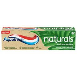 Aquafresh Dentifricio Naturals Freschezza Erbale, Pulisce, Rinfresca e protegge Attivamente i Denti, 75 ml