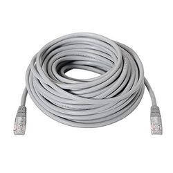 PRENDELUZ Câble réseau UTP Cat.5E AWG24, 10 m, idéal pour les connexions Internet et les réseaux locaux, offre une grande vitesse et une faible interférence.