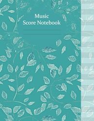 Music Score Notebook: 12 Stave / Staff Blank Sheets.