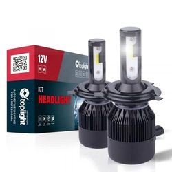 HEADLIGHT TOPLIGHT 507104 LED KIT (2st.) H4 6400 LM