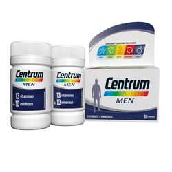 Centrum Men Multi Vitamines et Minéraux, 13 Vitamines et 10 Minéraux, Complément Alimentaire, pour Homme, lot de 2x30 Comprimés