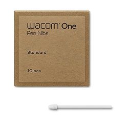 Wacom One Pen Standardspetsar, reservdelar för Wacom One-pennskärmar och Wacom One-penntabletter – 10 st