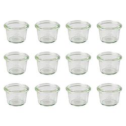 APS Gourmet de vasos, 12 unidades, Mini Forma de botes, 35 ml, 5 cm de diámetro, altura: 3,5 cm