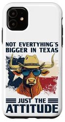Non tutto è più grande in Texas, solo il costume atteggiamento Custodia per iPhone 11