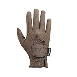 uvex sportstyle, guante de equitación elástico unisex, excelente agarre y resistente al desgaste, compatible con pantalla táctil, brown, 8.5