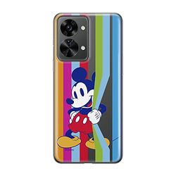 Ert Group Funda para teléfono móvil Oneplus Nord 2T 5G Original y con Licencia Oficial de Disney con diseño Mickey 026 Adaptada a la Forma del teléfono móvil, parcialmente Transparente