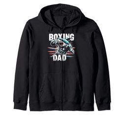 Camiseta de boxeo para el día del padre para amantes del boxeo, divertida camiseta de tiburón Sudadera con Capucha