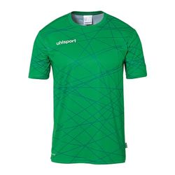 uhlsport Prediction - Maglietta Sportiva a Maniche Corte, per Portiere e Giocatori, per Bambini e Adulti
