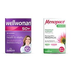 Wellwoman 50+ Support Pack with Menopace Max