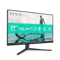 Philips 27M2N3200A Monitor 27 Pulgadas FHD, 180Hz, Fast IPS, 0.5 ms MPRT, HDR10, FreeSync Premium, G-Sync Compatible, Altura Ajustable, Altavoces (1920x1080, 2X HDMI 2.0, 1x DP 1.4), Gris Oscuro