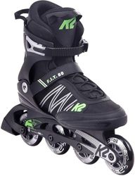 K2 Skates Hommes Patins en Ligne F.I.T. 80 Black-Green — Black - Green — EU: 39.5 (Mondo: 250 / cm: 25 / UK: 6 / US: 7) — 30E0873