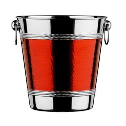 Premier Housewares Cubo Enfriador, Acero Inoxidable, Red, Centimeters
