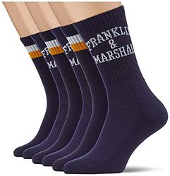 FRANKLIN & MARSHALL Socks-C100868 Blue/White/Gold 39-42