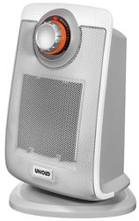 Unold 86440 keramische ventilatorkachel, wit, tot 2000 watt, ventilatorfunctie, 4-traps thermostaat, 75° oscillerend, licht en stil, oververhittingsbeveiliging, draaggreep, IP21 druppelwaterdicht