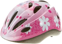 Carpoint 5036452 - Casco da bici, da bambina, con fiori, misura S