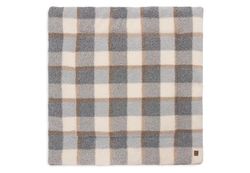 Jollein Krypfilt för baby – Check Boucle – 100% polyester – lekmatta – 100 x 100 cm – lekfilt baby