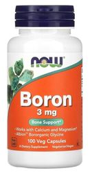 Now Foods - Boron, 3mg | Soutien à la santé des os et des articulations - 100 capsules