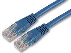 Pro Signal 10m Cat5e Ethernet Cable – RJ45 to RJ45 High-Speed LAN Network Patch Lead – UTP Design, Blue – PS11015