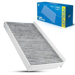 Fesuda FP3139 pm2.5 filtro abitacolo – 2 pezzi – Filtro polline per 5 (E60)/ 5 Touring (E61) 520d/525d/530d/520i (2000-2020), filtra gli odori, le sostanze nocive