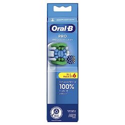 Oral-B Precision Clean Testine Spazzolino Elettrico, Confezione da 6 Testine di Ricambio, 3 Tipi di Setole per una Pulizia Precisa e Sbiancante, Indicatore di Utilizzo della Testina