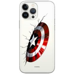 ERT GROUP mobiltelefonfodral för Samsung S9 PLUS originalt och officiellt licensierat Marvel mönster Captain America 023 Vit optimalt anpassad till formen på mobiltelefonen, gedeeltelijk transparant