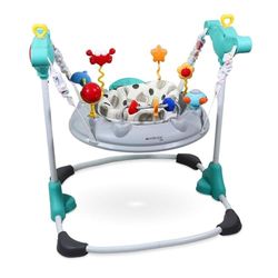 Mobiclinic®, Centro de Actividades para Bebés, 3 Alturas, Juguetes Interactivos, Tiger, Saltador de Bebés, con Música y Luces, +6 Meses, Asiento Giratorio 360º, Lavable