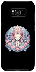 Carcasa para Galaxy S8+ Flor de loto Yoga Meditación Budismo Espiritualidad Namaste