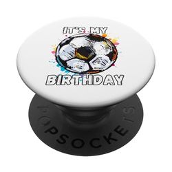 Niños Impresionante Fútbol 15 Cumpleaños Bola de Fútbol Fiesta de PopSockets PopGrip Adhesivo