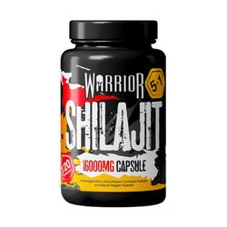 Warrior SHILAJIT Capsules (120 Capsule and Servings) – 5 in 1 Supplement (Not Resin) – 16000mg Pure Organic Extract – Includes Ashwagandha, Lions Mane, Turmeric & Black Pepper