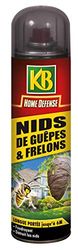 Evergreen Scientific KB Home Defense NIDS DE GUEPES ET FRELONS Aerosol 500ML HDNID