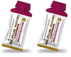 Scientiffic Nutrition - Gel Plus Max, Gel Energético con Carbohidratos con Cafeina, con un Ratio 1:0,8 de Maltodextrina - Fructosa Absorviendo más Carbohidratos - Sabor Frutos Rojos, 70g
