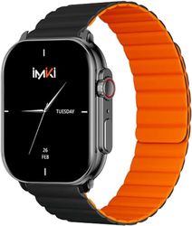 IMIKI SF1 smartwatch avec Bracelet magnétique, écran AMOLED de 2,01 Pouces, connectivité Bluetooth, autonomie de la Batterie 15 Jours, Mesure de l'oxygène dans Le Sang et de la fréquence Cardiaque,