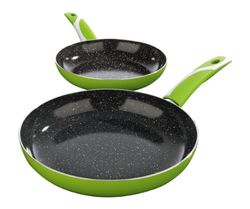 TV unser Original 05548 Harry Blackstone Lot de 2 poêles en céramique Vert Citron