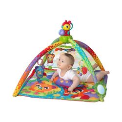 Playgro Belevennisspeldeken bosdieren met nachtlichtprojector en muziek, vanaf 0 maanden, meerkleurig, 40207