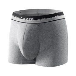 Carer Incontinence Pants Men Soft Comfortable Washable Mens Boxer Shorts for Incontinence with 80ml Front Absorption Surface to Prevent Bladder Leakage Grey Size XXL