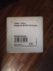 Volkswagen 3C0051435PA Adattatore per Cellulare Bluetooth Universale
