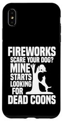 Coonhound Coonhunting Fireworks Hunter Raccoon Hunting Case for iPhone XS Max