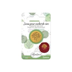 Aladine - 70228 Gypsophila Seal for Wax Seal - Brass - Embosser Wax Gun - for Card Making