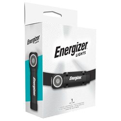 Energizer Lampada frontale LED ibrida High Lumen, 1000 lumen, resistenza all'acqua IPX4, lampada LED in metallo durevole, pratica lampada ricaricabile