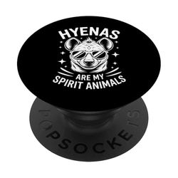 Hyenas Spirit Animals Funny Hyena PopSockets Adhesive PopGrip