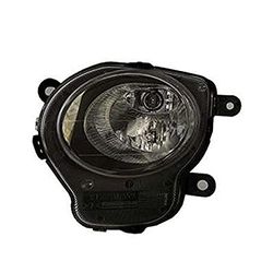 Luz diurna halogéneo moldura preta izq.