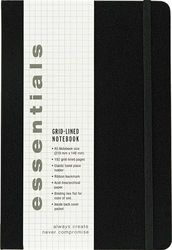 Peter Pauper Press Essentials Grid-lined Notebook, Large, A5 Size (Journal, Diary)
