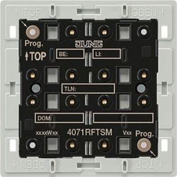 Jung KNX draadloze toetsensensormodule 4071 RF TSM adapterframe 1-voudig bussysteem keysensor 4011377127579