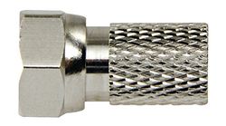Macab - Connettore spina F 2,5 mm maschio metallo argento/argento