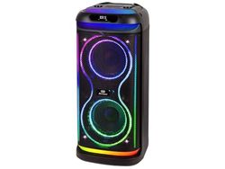 Trevi XFest XF 650 KB Speaker Wireless Portatile 100W, Altoparlante con Microfono Dinamico Incluso, Ingressi USB, Micro SD e AUX-IN, Funzione TWS, Karaoke Party Speaker, Ideale per Feste o Eventi