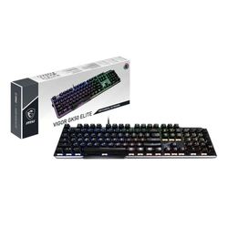 MSI Vigor GK50 keyboard USB QWERTY US English Black Metallic