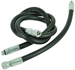 Best Divers garde standaard/rubber, manometer 120 cm, 7/16 f, zwart