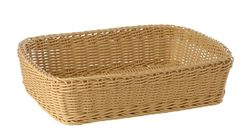 APS 50710 mand, rechthoekig 40 x 30 cm, H: 10 cm polypropyleen, beige, PROFI LINE