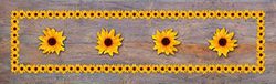 Doge Milano Chemin de cuisine, 100% Made in Italy, Tapis antitache avec impression numérique, Tapis antidérapant et lavable, Modèle Flowers - Elli, cm 240x52