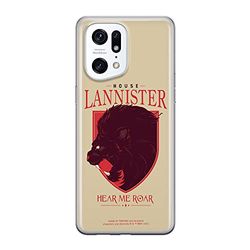 ERT GROUP mobiltelefonfodral för Oppo FIND X5 PRO originalt och officiellt licensierat Game of Thrones mönster 008 optimalt anpassad till formen på mobiltelefonen, fodral tillverkad av TPU-plast